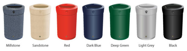 Envoy - Innendørs avfallsbeholder i plast, 90l og 110l, i flere farger