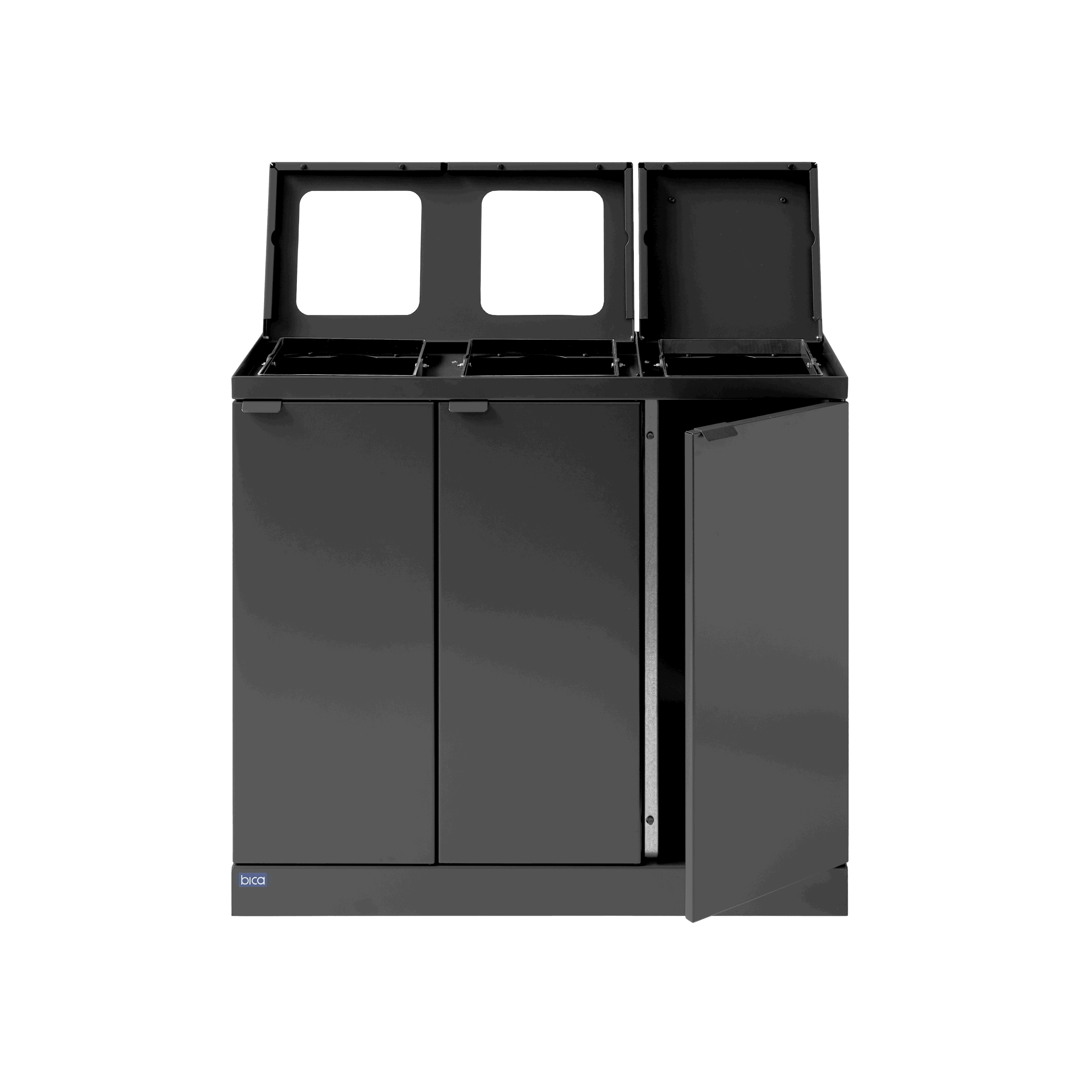 Viser Bica Modell 887 i antrasittgrå farge,